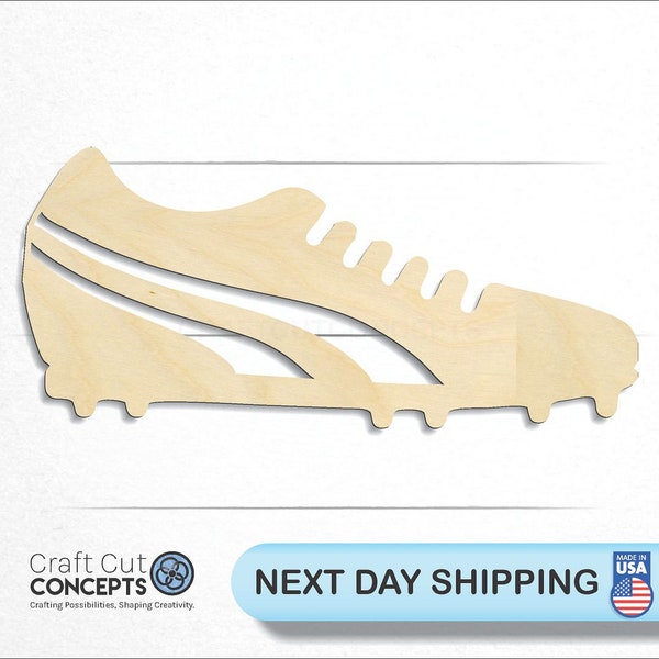 Track Shoe Cleats - Laser Cut Unfinished Wood Cutout Craft Shapes