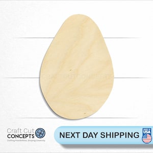 Avocado - Laser Cut Unfinished Wood Cutout Craft Shapes