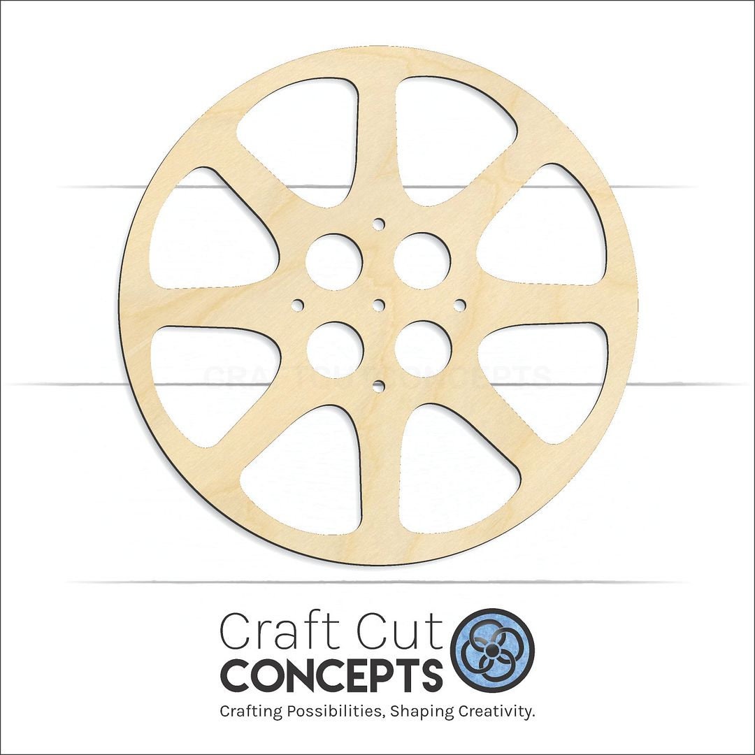 Film Movie Reel Cutout Laser Cut Unfinished Wood Cutout Craft Shapes -   Canada