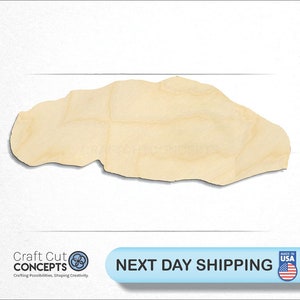 May include: A natural wood cutout of a cloud shape. The cutout is unfinished and ready to be painted or stained.