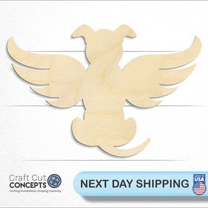 Wing - Laser Cut Out Unfinished Wood Craft Shape WNG9 Wing - Laser Cut Out Unfinished Wood Craft Shape WNG9