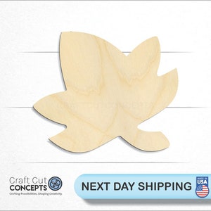 Fall Tree Leaf - Laser Cut Unfinished Wood Cutout Craft Shapes