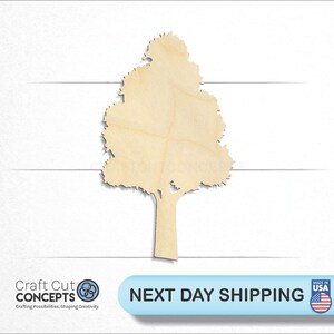 Tree - Laser Cut Unfinished Wood Cutout Craft Shapes