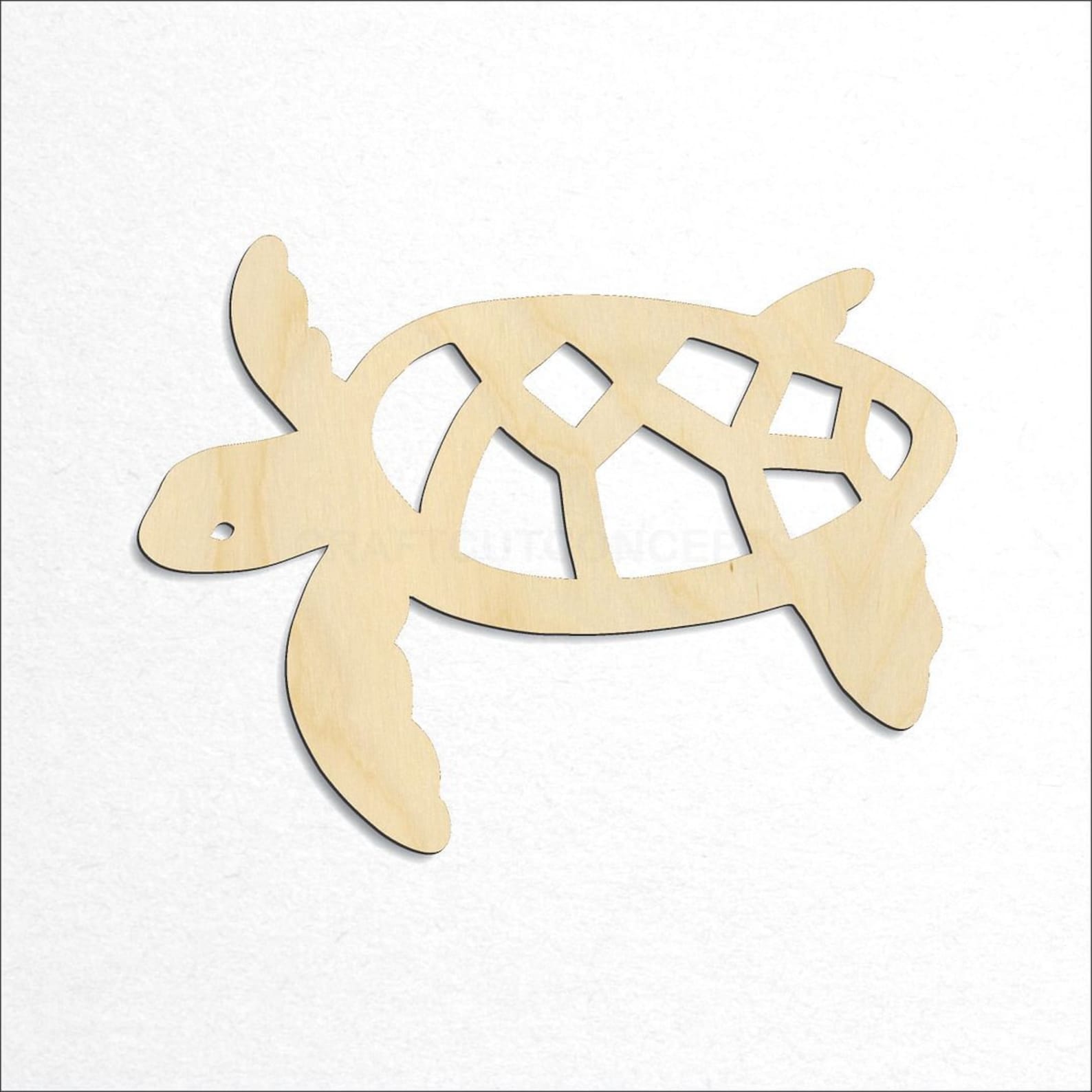 Turtle Shell - Laser Cut Unfinished Wood Cutout Craft Shapes - Etsy