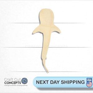 Shark - Laser Cut Out Unfinished Wood Craft Shape SEA17 Shark - Laser Cut Out Unfinished Wood Craft Shape SEA17