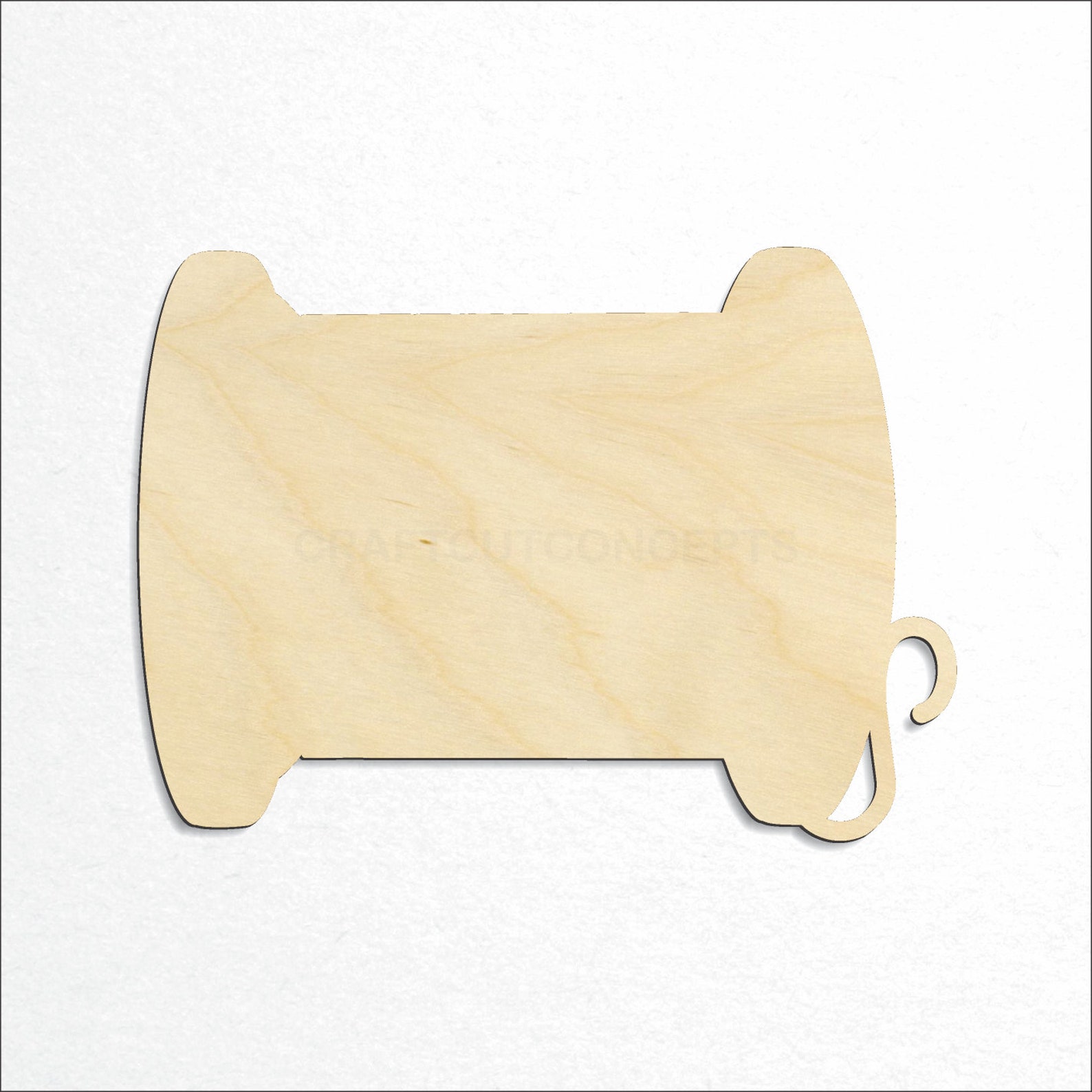 Spool of Sewing Thread - Laser Cut Unfinished Wood Craft Shape Blank - Etsy