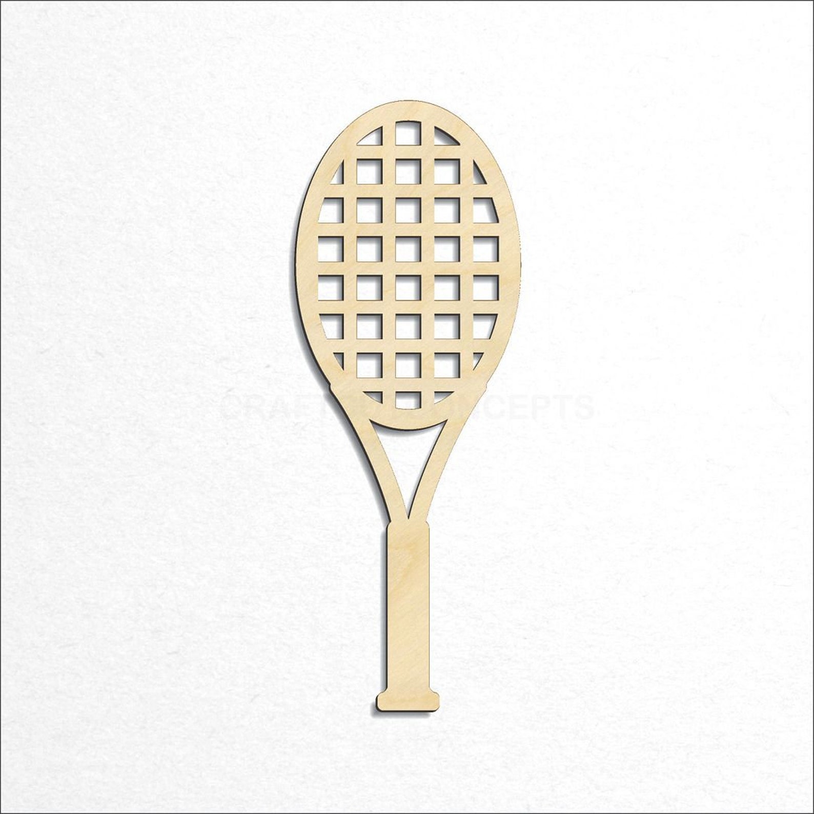 Paddle Racket Cut Out Tennis Racket - Laser Cut Unfinished Wood Cutout Craft Shapes - Etsy