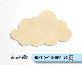 Cloud - Laser Cut Unfinished Wood Cutout Craft Shapes