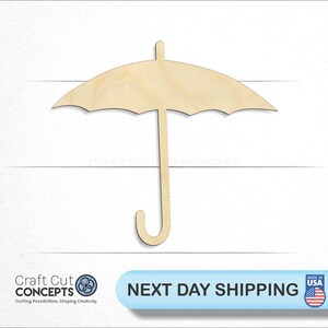 Weather Umbrella - Laser Cut Unfinished Wood Cutout Craft Shapes