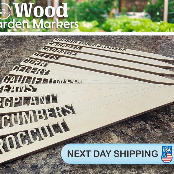 Eco Friendly Vegetable Herb Plant Stakes Garden Markers