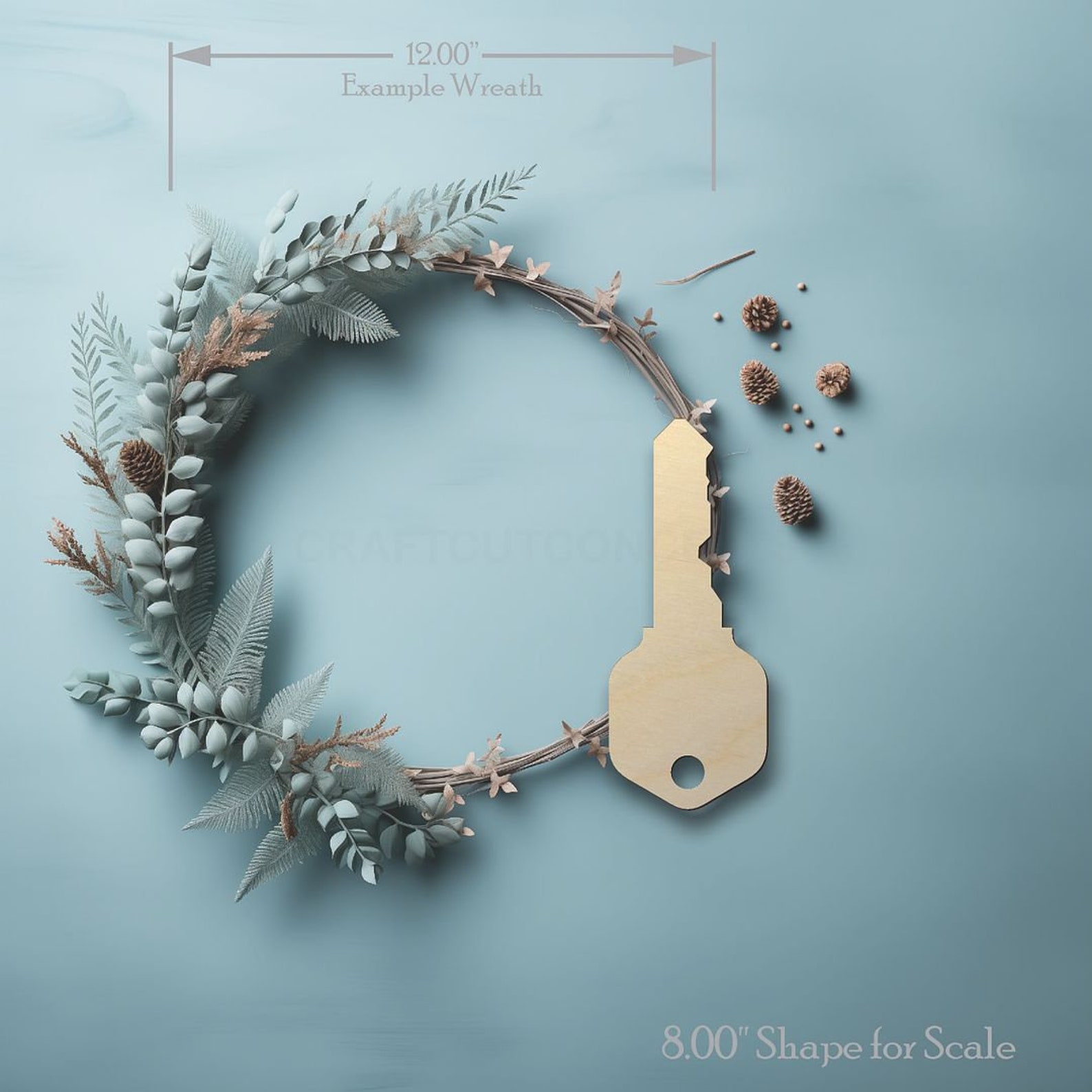 Key House Cut House Key - Laser Cut Unfinished Wood Cutout Craft Shapes - Etsy