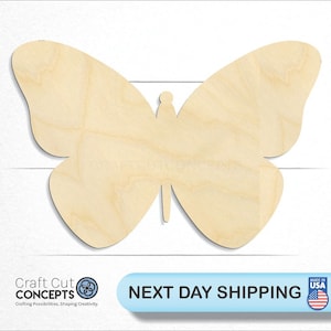 Butterfly - Laser Cut Unfinished Wood Cutout Craft Shapes
