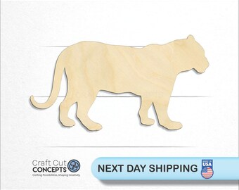 African Lioness Pride - Laser Cut Unfinished Wood Cutout Craft Shapes