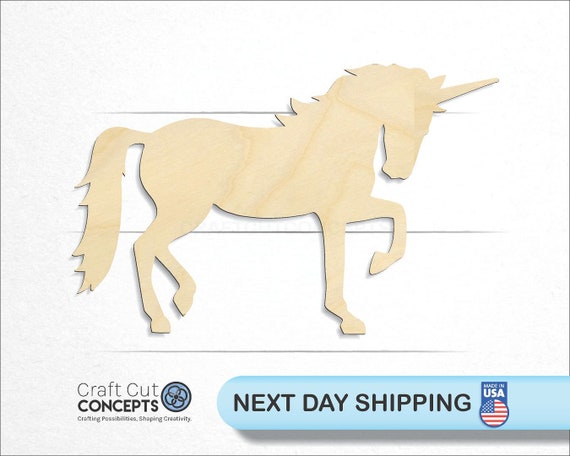 Horse - Laser Cut Out Unfinished Wood Craft Shape HRS7 Horse - Laser Cut Out Unfinished Wood Craft Shape HRS7