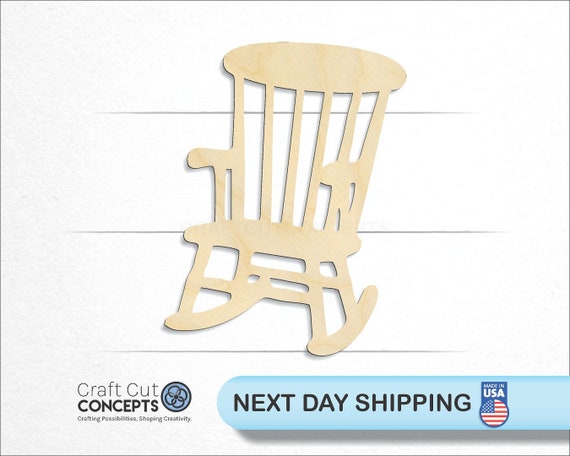 Decor Chair Adirondack - Laser Cut Out Unfinished Wood Craft Shape BCH12 Decor Chair Adirondack - Laser Cut Out Unfinished Wood Craft Shape BCH12