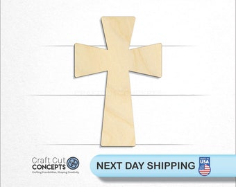 Wide Germanic Cross - Laser Cut Unfinished Wood Cutout Craft Shapes