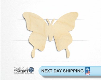 Swallow Tail Butterfly - Laser Cut Unfinished Wood Cutout Craft Shapes