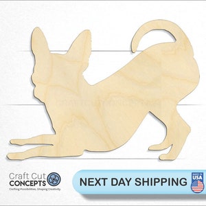 Dog - Laser Cut Out Unfinished Wood Craft Shape DOG6 Dog - Laser Cut Out Unfinished Wood Craft Shape DOG6