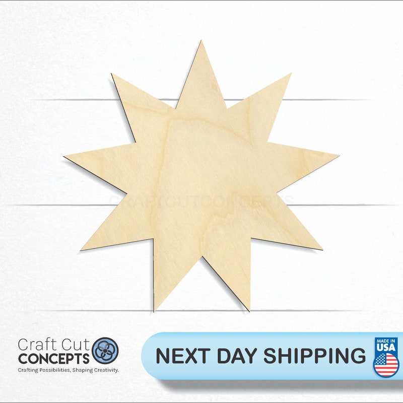 9 Point Star - Etsy