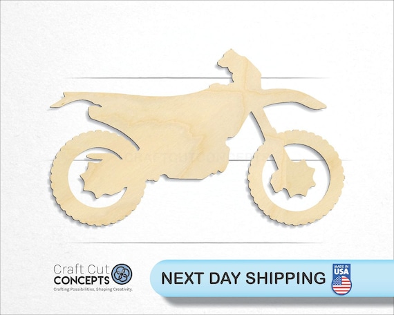 Bicycle - Laser Cut Out Unfinished Wood Craft Shape BIK2 Bicycle - Laser Cut Out Unfinished Wood Craft Shape BIK2