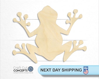 Tree Frog - Laser Cut Unfinished Wood Cutout Craft Shapes