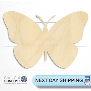 Butterfly Antenna - Laser Cut Unfinished Wood Cutout Craft Shapes