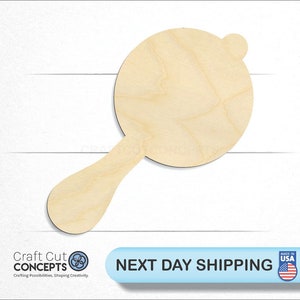 Baby Rattle - Laser Cut Out Unfinished Wood Craft Shape BBY7 Baby Rattle - Laser Cut Out Unfinished Wood Craft Shape BBY7