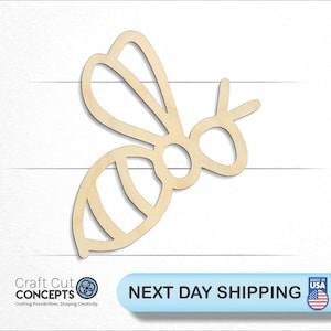 Hornet Bee Wasp - Laser Cut Unfinished Wood Cutout Craft Shapes
