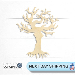 Tree - Laser Cut Out Unfinished Wood Craft Shape TRE53 Tree - Laser Cut Out Unfinished Wood Craft Shape TRE53