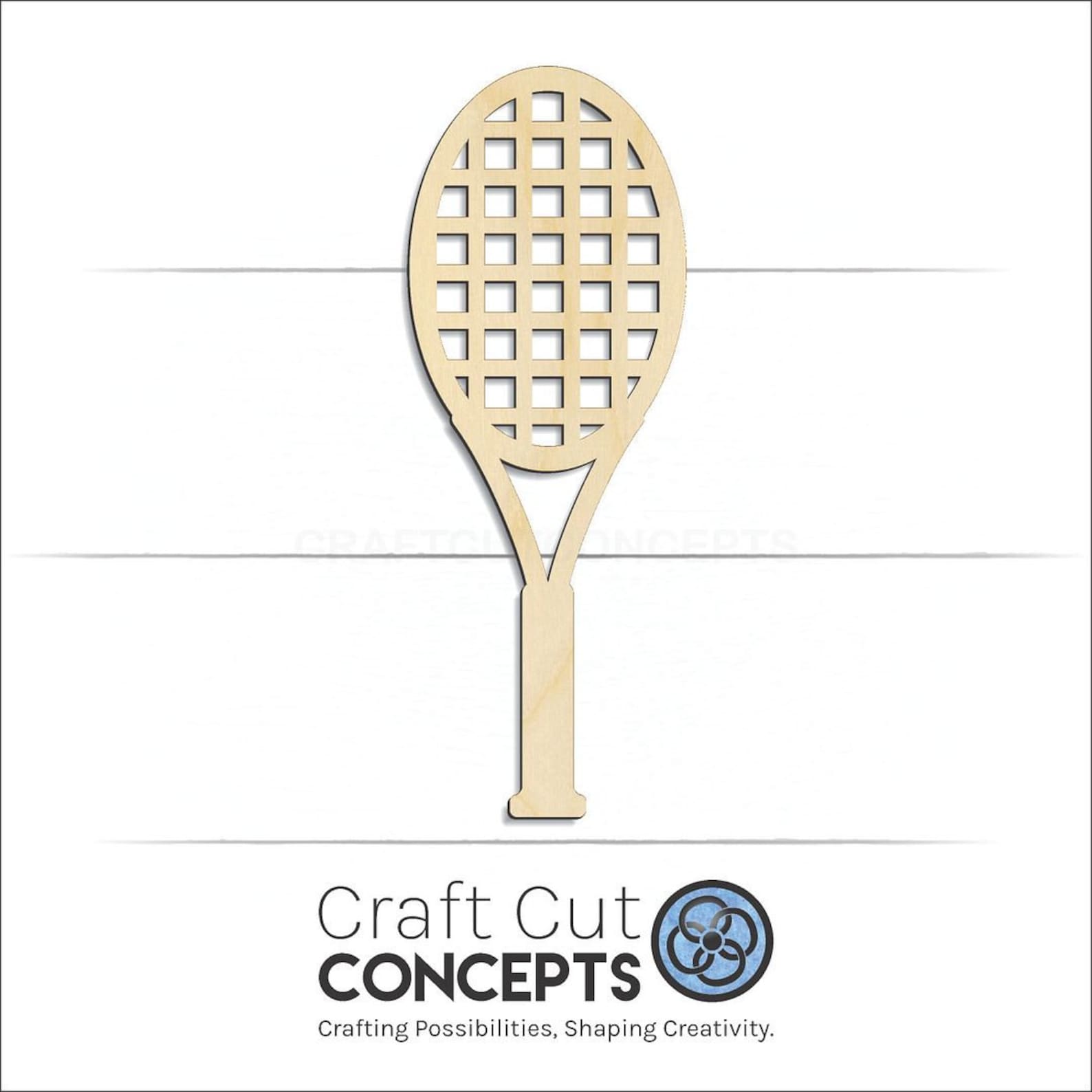 Paddle Racket Cut Out Tennis Racket - Laser Cut Unfinished Wood Cutout Craft Shapes - Etsy