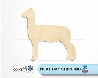 Show Lamb - Laser Cut Unfinished Wood Cutout Craft Shapes