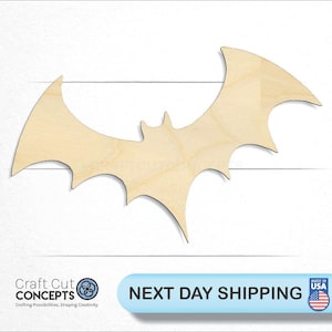 Bat - Laser Cut Out Unfinished Wood Craft Shape BAT11 Bat - Laser Cut Out Unfinished Wood Craft Shape BAT11