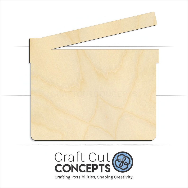 Film Director Slate - Laser Cut Unfinished Wood Cutout Craft Shapes - Etsy