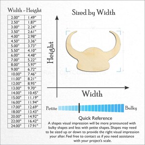 Vikings Norse Helmet Shape  Baltic Birch craft wood blank sizes available