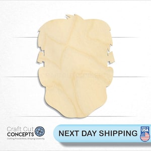 Frankenstein Head - Laser Cut Unfinished Wood Cutout Craft Shapes