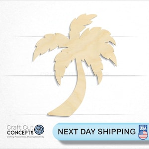 Tree Palm - Laser Cut Out Unfinished Wood Craft Shape BCH15 Tree Palm - Laser Cut Out Unfinished Wood Craft Shape BCH15