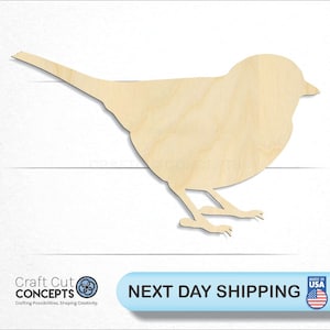 Bird Chick - Laser Cut Out Unfinished Wood Craft Shape BRD7 Bird Chick - Laser Cut Out Unfinished Wood Craft Shape BRD7