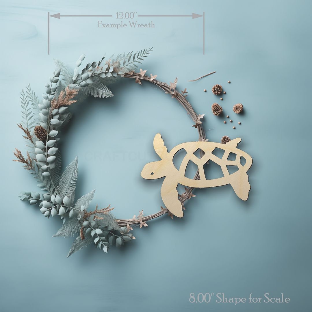 Turtle Shell - Laser Cut Unfinished Wood Cutout Craft Shapes - Etsy