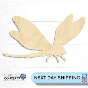 Dragon Fly - Laser Cut Unfinished Wood Cutout Craft Shapes