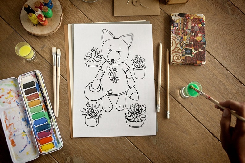 Download Kids Coloring Pages Digital Coloring Book Digital Download Christmas Coloring Spring Decor Wall Decals Murals Home Living Vadel Com