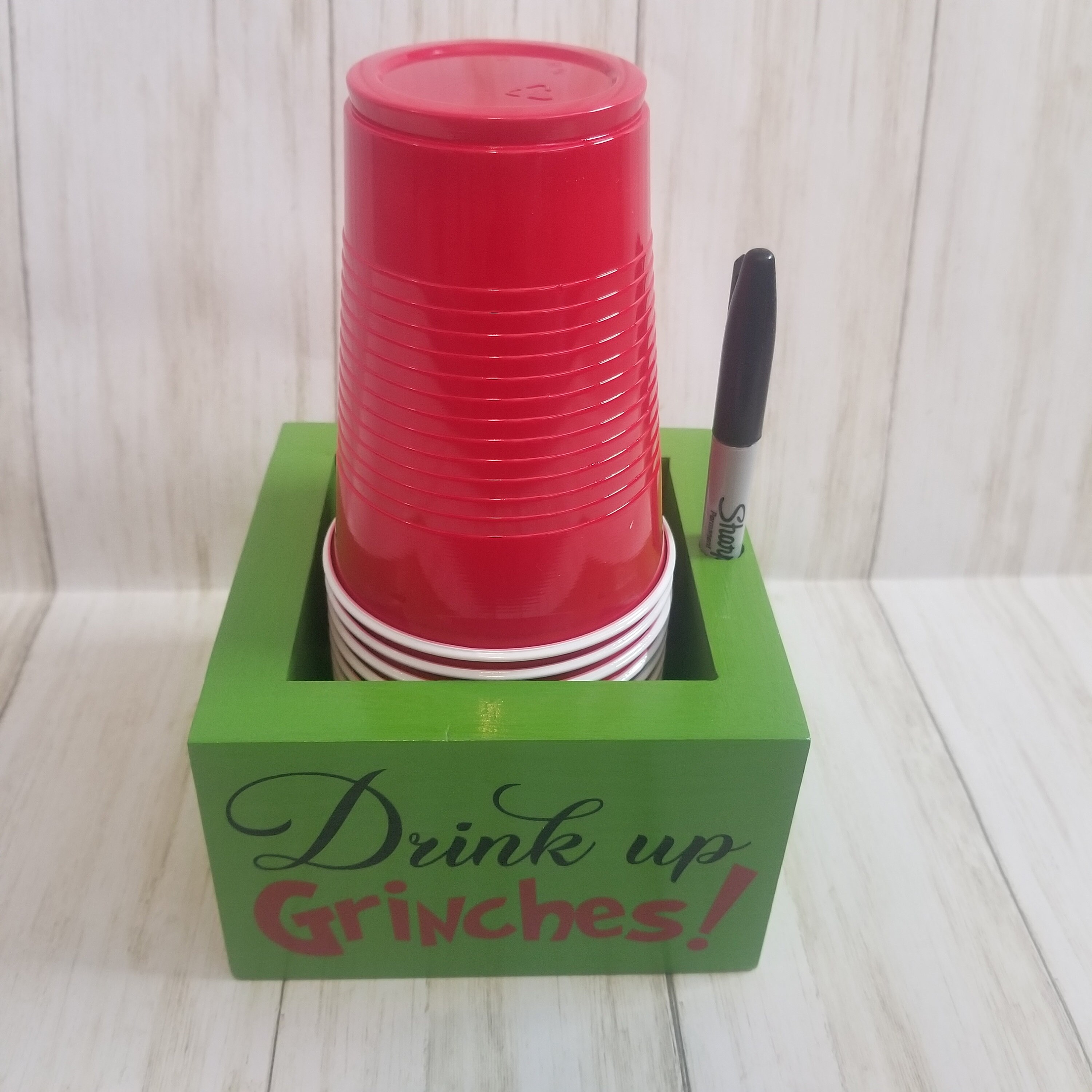 Solo Cup HolderParty Cup Dispenser Marker Holder Cup Caddy Etsy