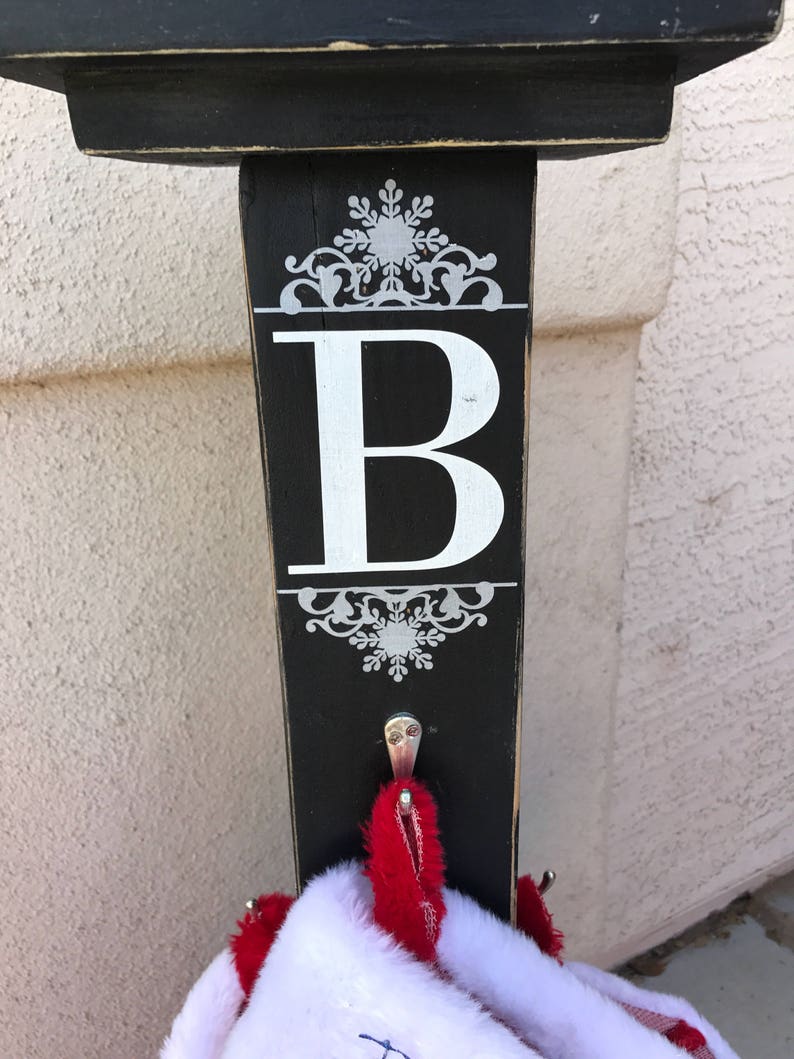 Christmas stocking holderstocking post with hooksChristmas Etsy