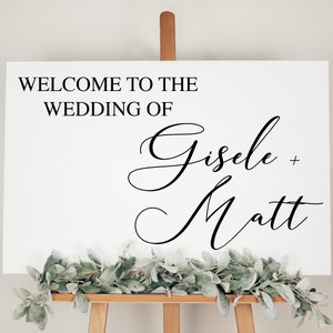 Acrylic Wedding Welcome Sign | Wedding Welcome Sign | Acrylic Sign | Modern Wedding Decor | Wedding Decor