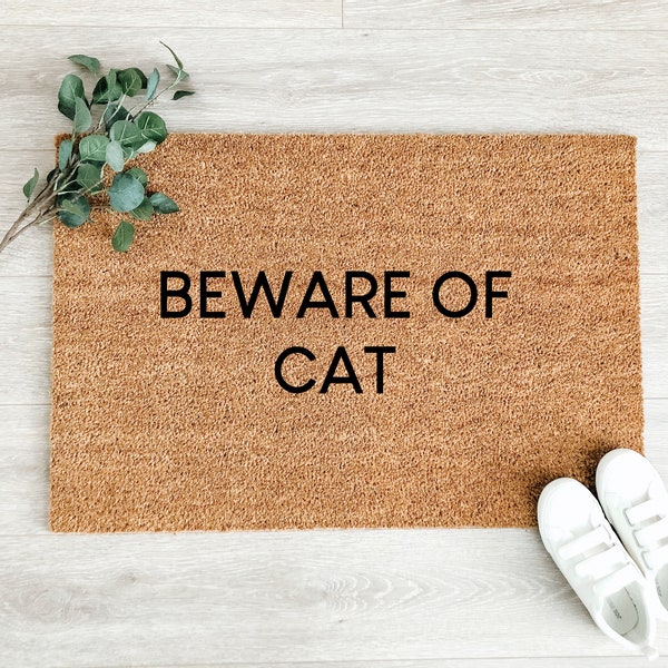Cat Doormat Etsy