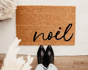 Noel Christmas Doormat - Winter Decor - Front Porch Decor - Christmas Decor - Welcome Mat – Outdoor Rug – Christmas Doormat