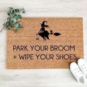 Park Broom Wipe Shoes Doormat – Fall Porch - Fall Decor - Fall Doormat – Halloween Decor - Thanksgiving Decor