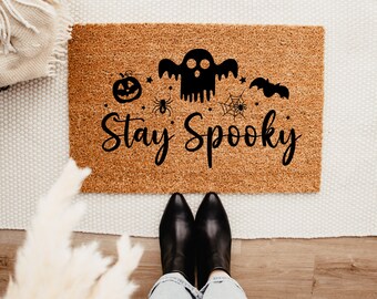 Stay Spooky Doormat – Fall Decor - Fall Doormat - Welcome Mat – Outdoor Rug – Halloween Doormat – Halloween Decor - Thanksgiving Decor