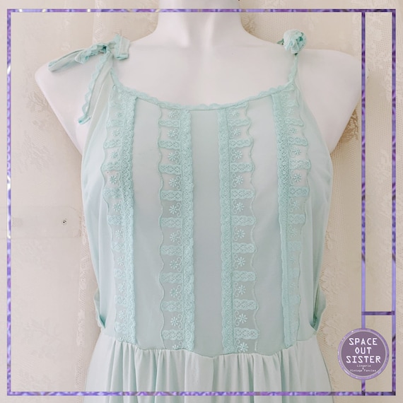 1980s Patrizia Mint Nightdress