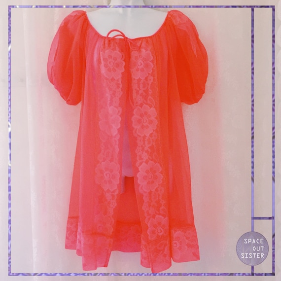 1960s Vintage Lucia Nightdress & Negligee Set