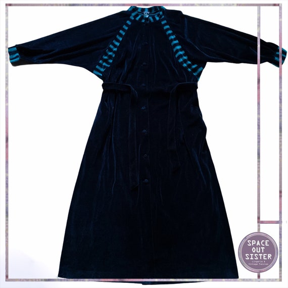 1980s Vintage Miss Yolene Velvet Robe